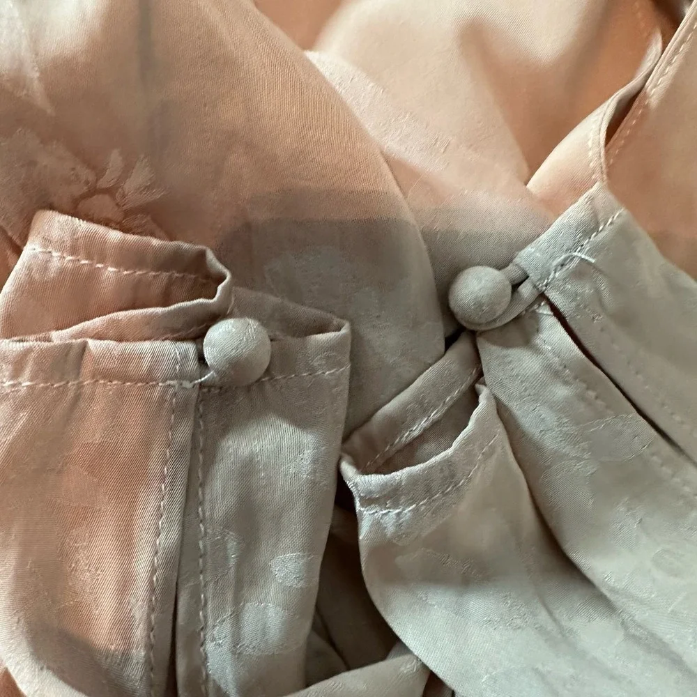 BCBGMAXAZRIA Faux Wrap Mini Floral Cocktail Party Dress Size US 2 - Picture 10 of 12